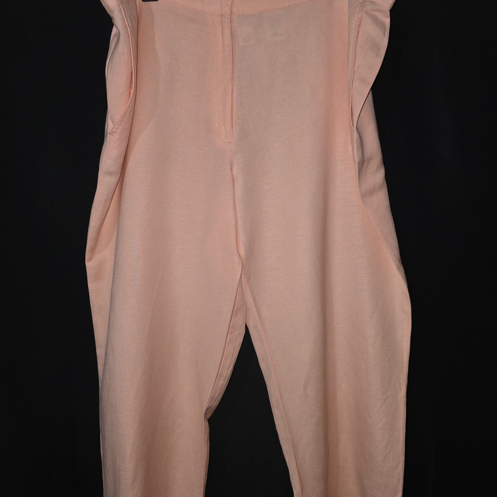 Ruby Rd. Peach Cropped Jumpsuit